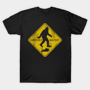 Kentucky Bigfoot Crossing T-Shirt